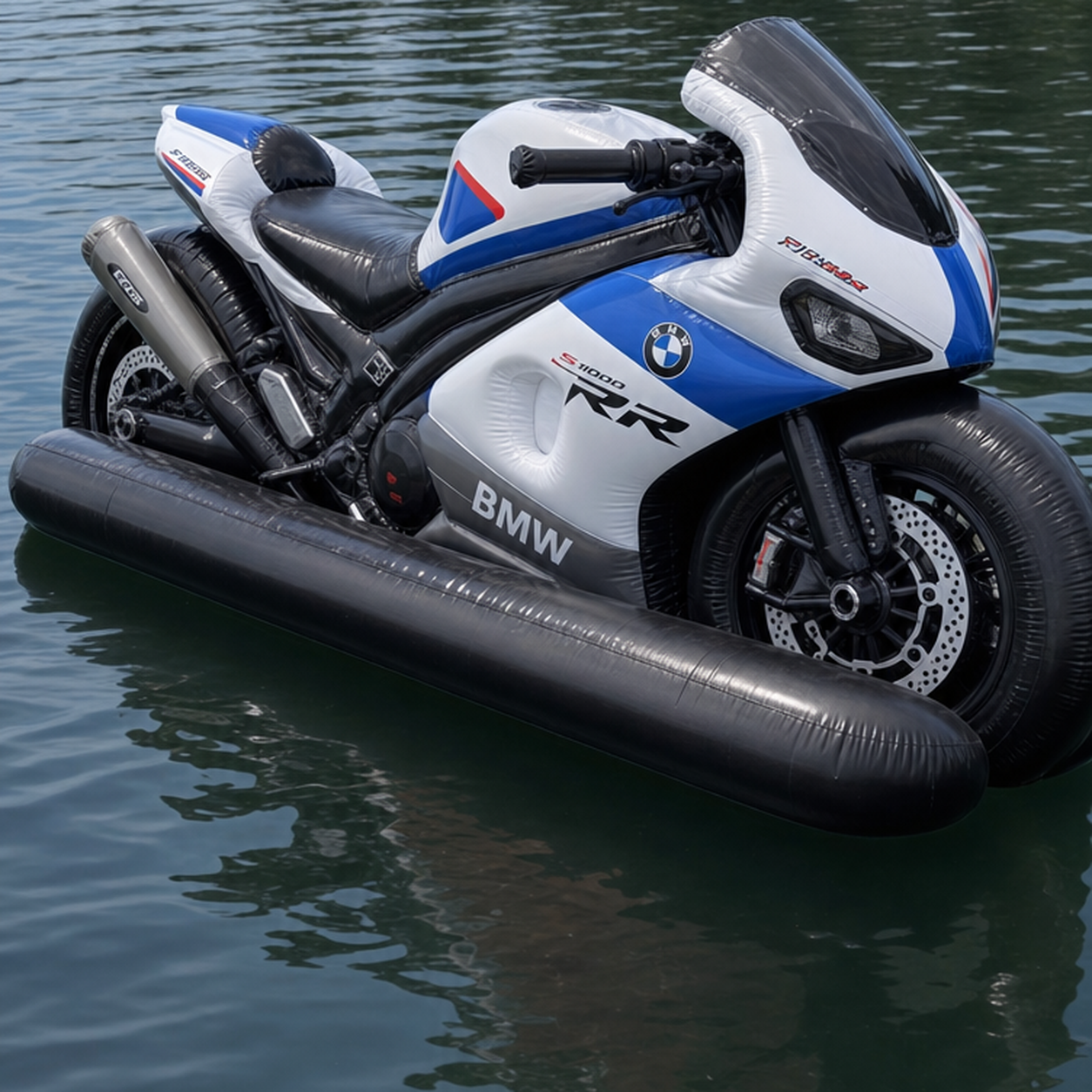 WaveFloaties™ Inflated Motorized Bike Floaties