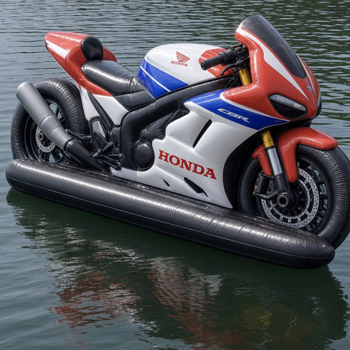 WaveFloaties™ Inflated Motorized Bike Floaties