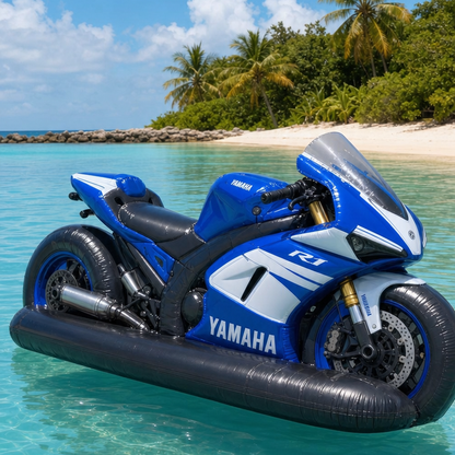 WaveFloaties™ Inflated Motorized Bike Floaties